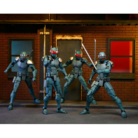 NECA - IDW Comics - Ultimate SYNJA PATROL BOT - El Último Ronin - TMNT - Teenage Mutant Ninja Turtles