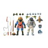 NECA - Aventura Espacial Donatello & Aventura Samurai Michelangelo - TMNT Cartoon