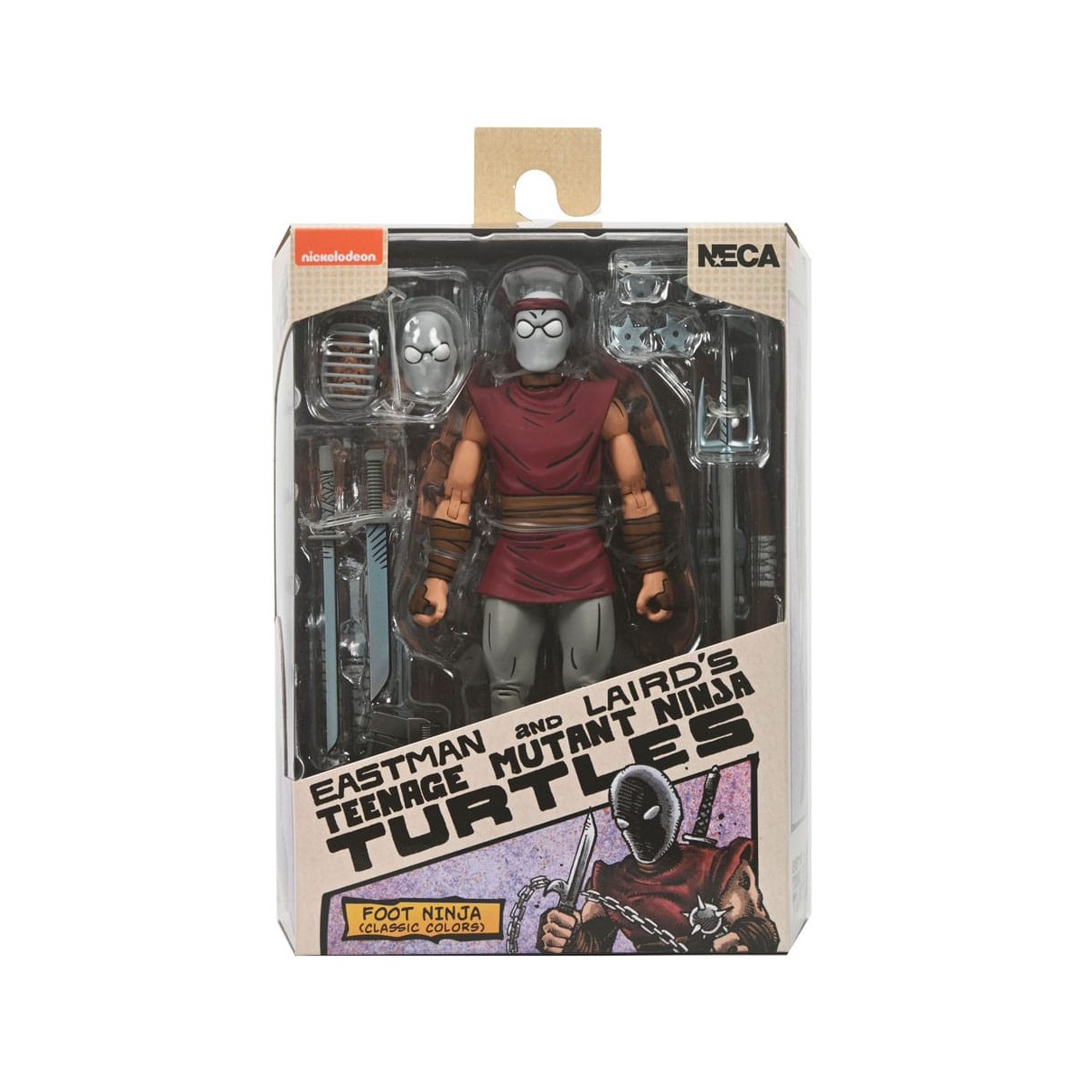 NECA - Mirage Comics - FOOT NINJA Classic Colors - TMNT - Teenage Mutant Ninja Turtles