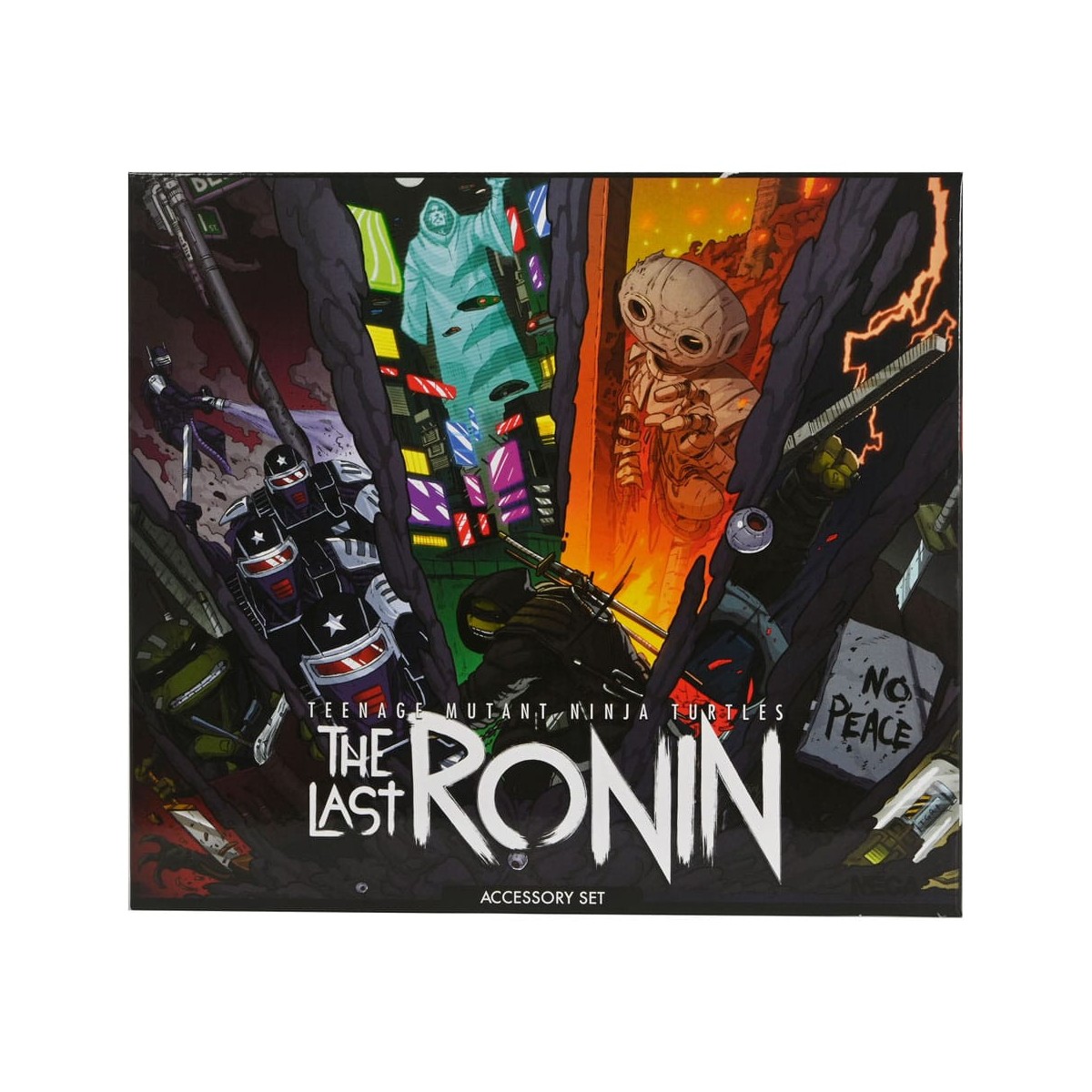 NECA - IDW Comics El Último Ronin - Pack de Accesorios TMNT - Teenage Mutant Ninja Turtles
