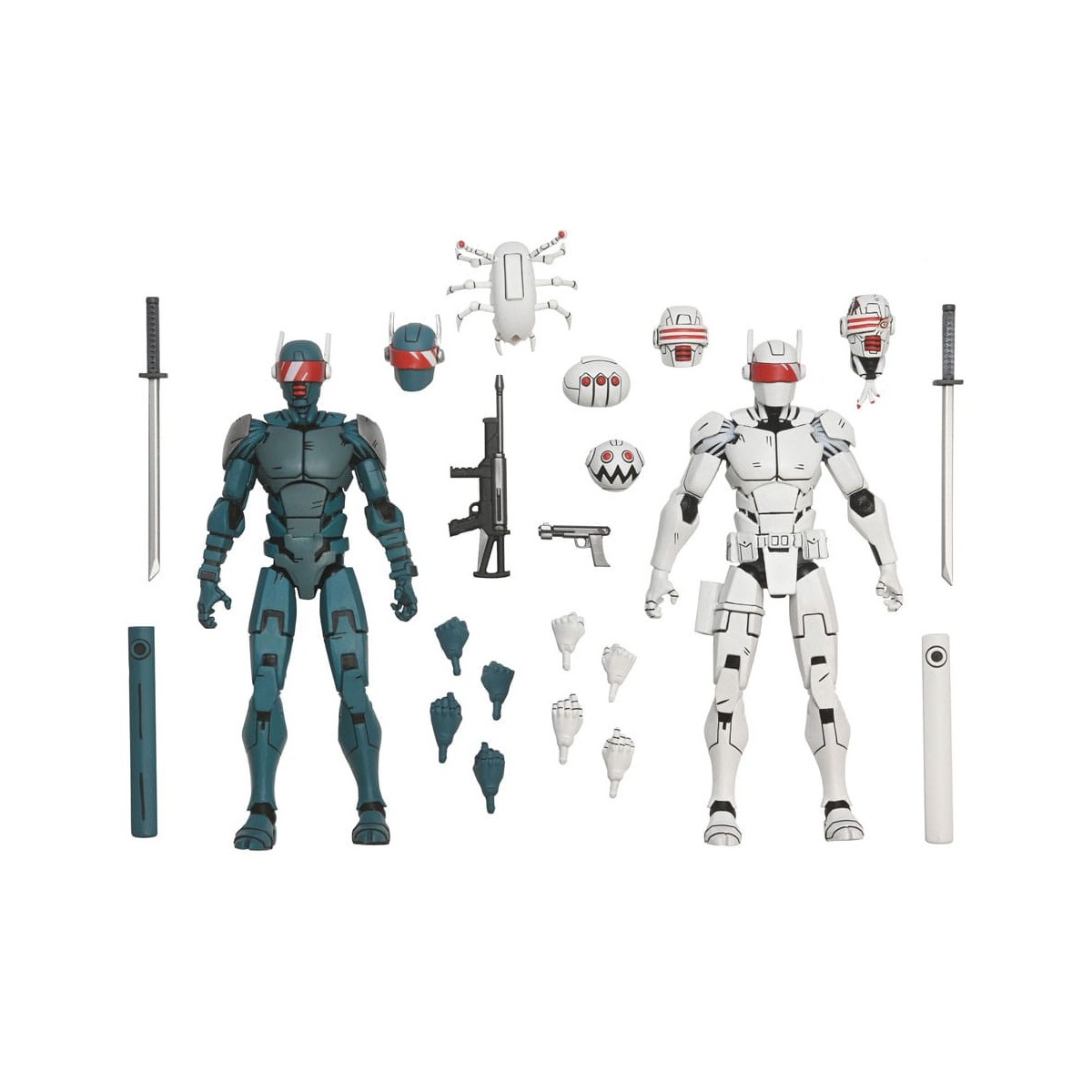 NECA - IDW Comics - Paquete de Refuerzos de la Tropa de Patrulla SYNJA - El Último Ronin - TMNT - Teenage Mutant Ninja Turtles
