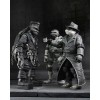 NECA - Pack 4 figuras Tortugas Blanco y Negro - Universal Monsters x TMNT