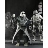 NECA - Pack 4 figuras Tortugas Blanco y Negro - Universal Monsters x TMNT