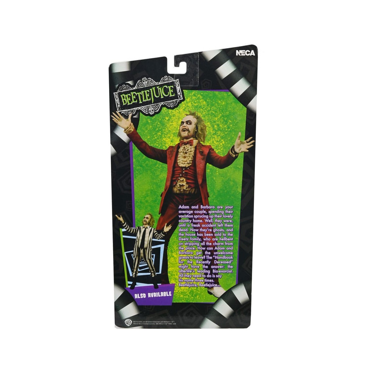 Neca BeetleJuice 1988 - Beetlejuice Esmoquin Rojo