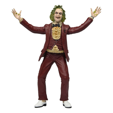 Neca BeetleJuice 1988 - Beetlejuice Esmoquin Rojo
