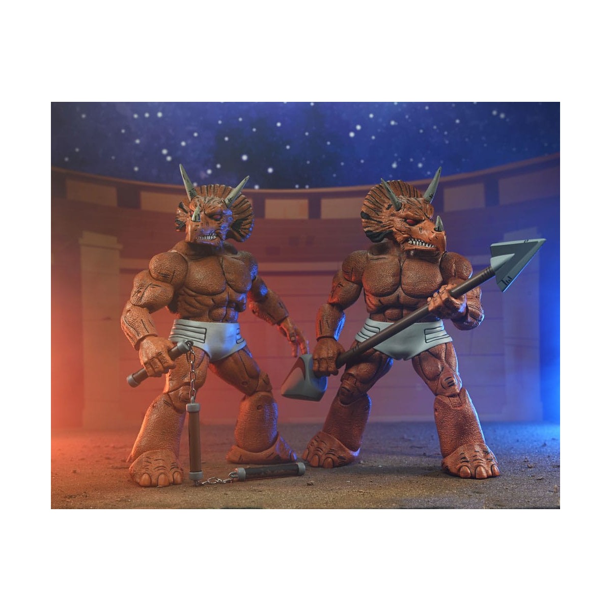 NECA - Mirage Comics - Triceraton Gladiador - TMNT