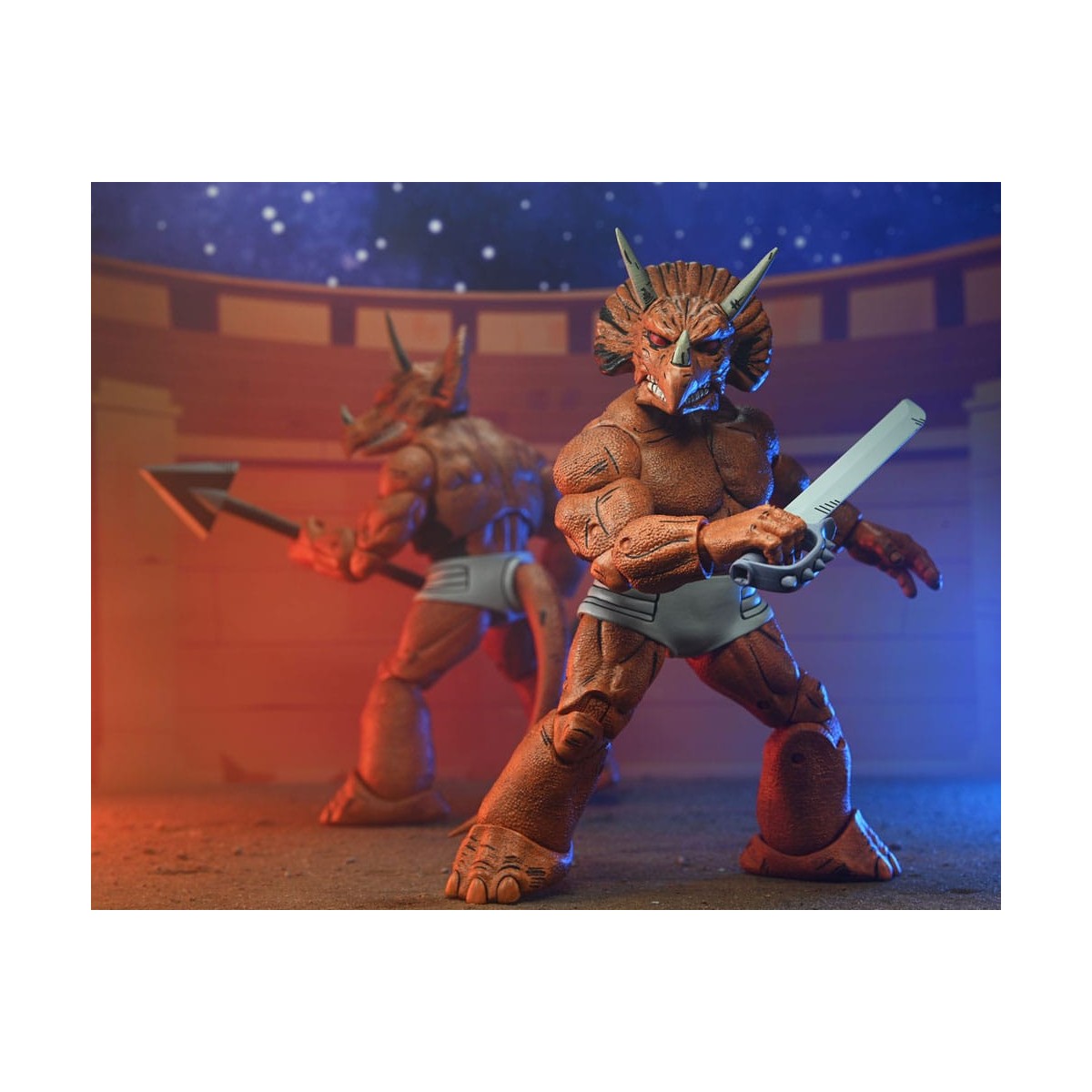 NECA - Mirage Comics - Triceraton Gladiador - TMNT