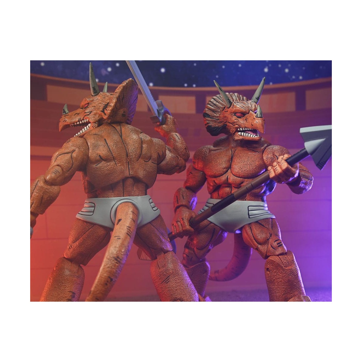 NECA - Mirage Comics - Triceraton Gladiador - TMNT