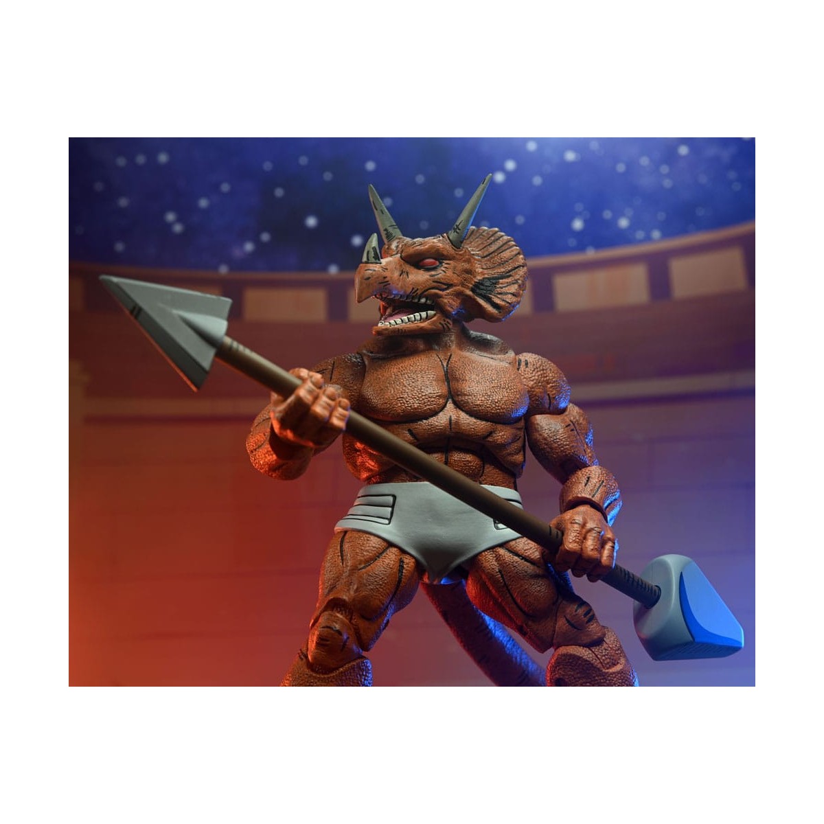 NECA - Mirage Comics - Triceraton Gladiador - TMNT