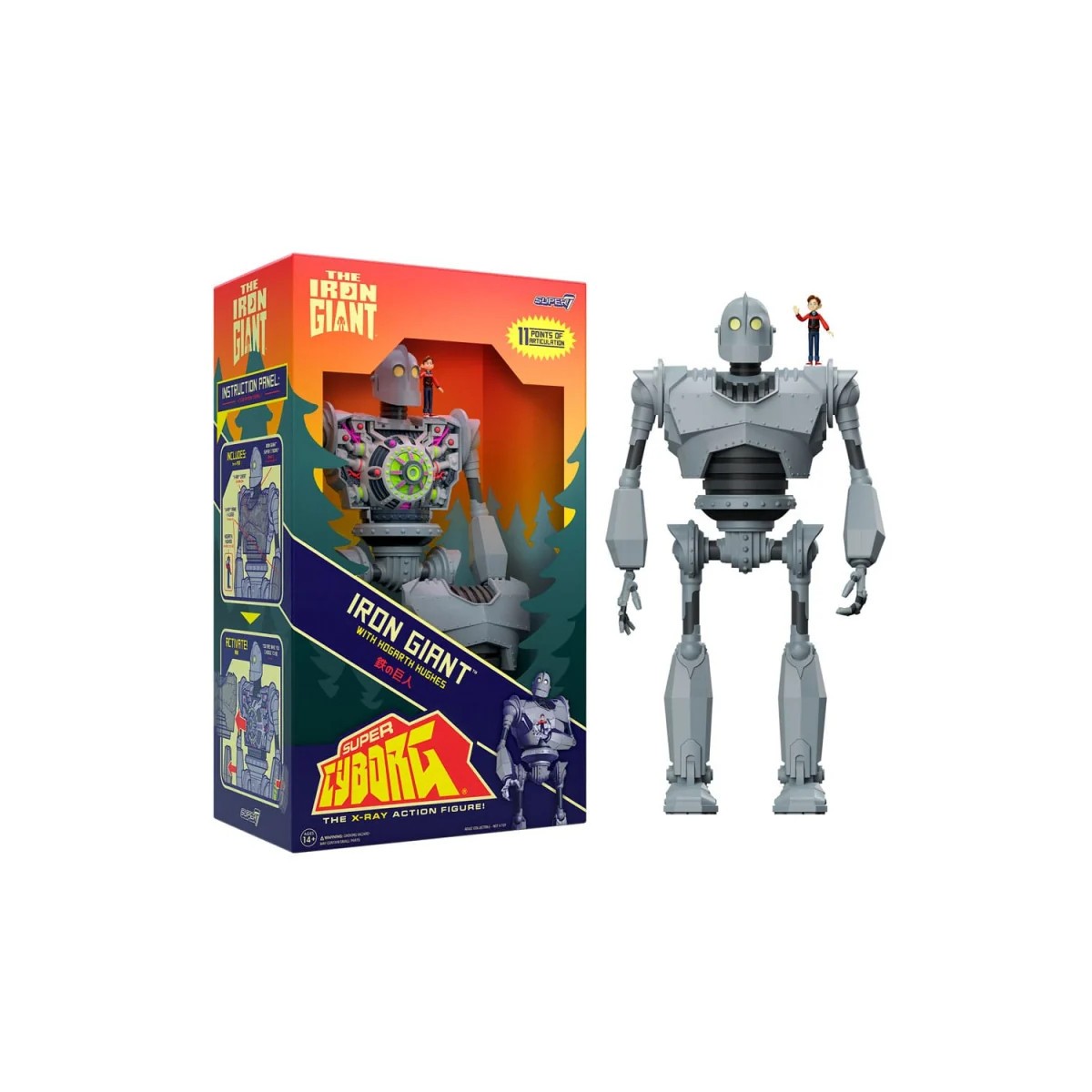 Super 7 - Le Géant de Fer - Super Cyborg Gigante de Hierro - A todo color