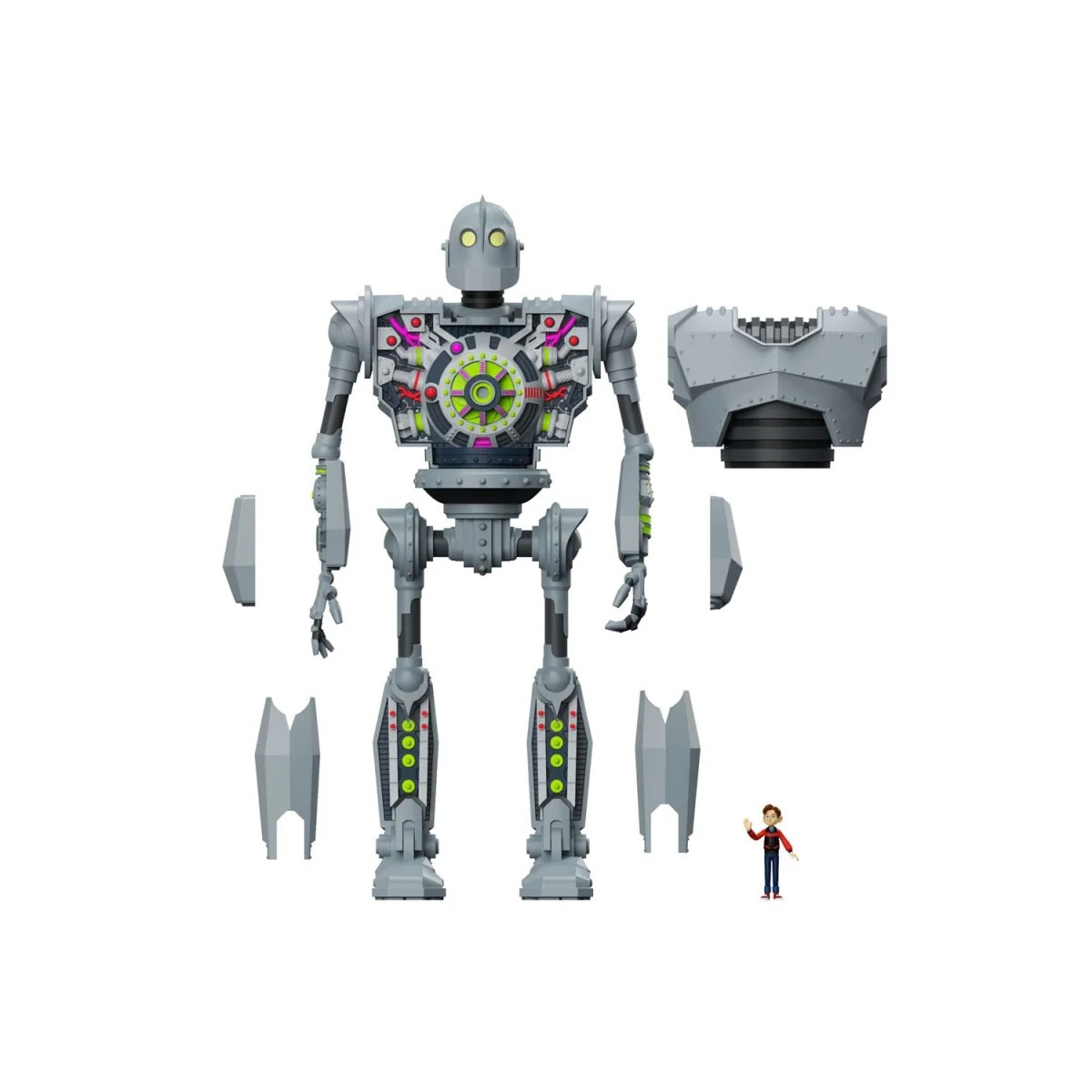 Super 7 - Le Géant de Fer - Super Cyborg Gigante de Hierro - A todo color