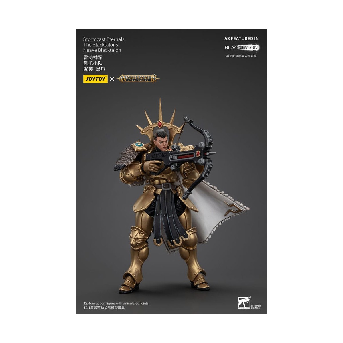 JoyToy - Stormcast Eternals Los Blacktalons - Neave Blacktalon 1/18 - Warhammer Age of Sigmar