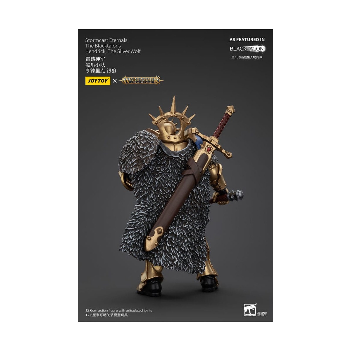 JoyToy - Stormcast Eternals Los Blacktalons - Hendrick El Lobo Plateado 1/18 - Warhammer Age of Sigmar