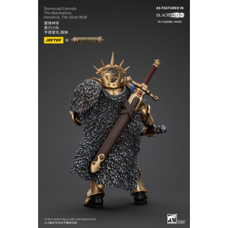 JoyToy - Stormcast Eternals Los Blacktalons - Hendrick El Lobo Plateado 1/18 - Warhammer Age of Sigmar