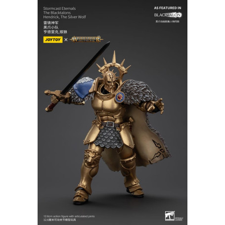 JoyToy - Stormcast Eternals Los Blacktalons - Hendrick El Lobo Plateado 1/18 - Warhammer Age of Sigmar