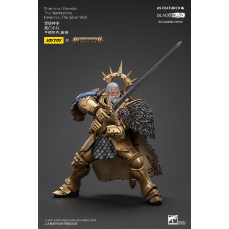 JoyToy - Stormcast Eternals Los Blacktalons - Hendrick El Lobo Plateado 1/18 - Warhammer Age of Sigmar