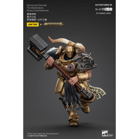 JoyToy - Stormcast Eternals Los Blacktalons - Martillo de bueyes Rostus 1/18 - Warhammer Age of Sigmar