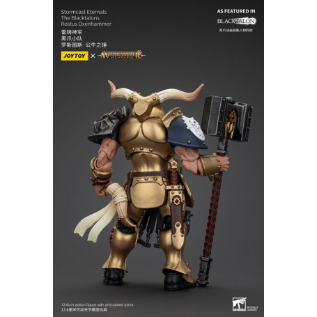 JoyToy - Stormcast Eternals Los Blacktalons - Martillo de bueyes Rostus 1/18 - Warhammer Age of Sigmar