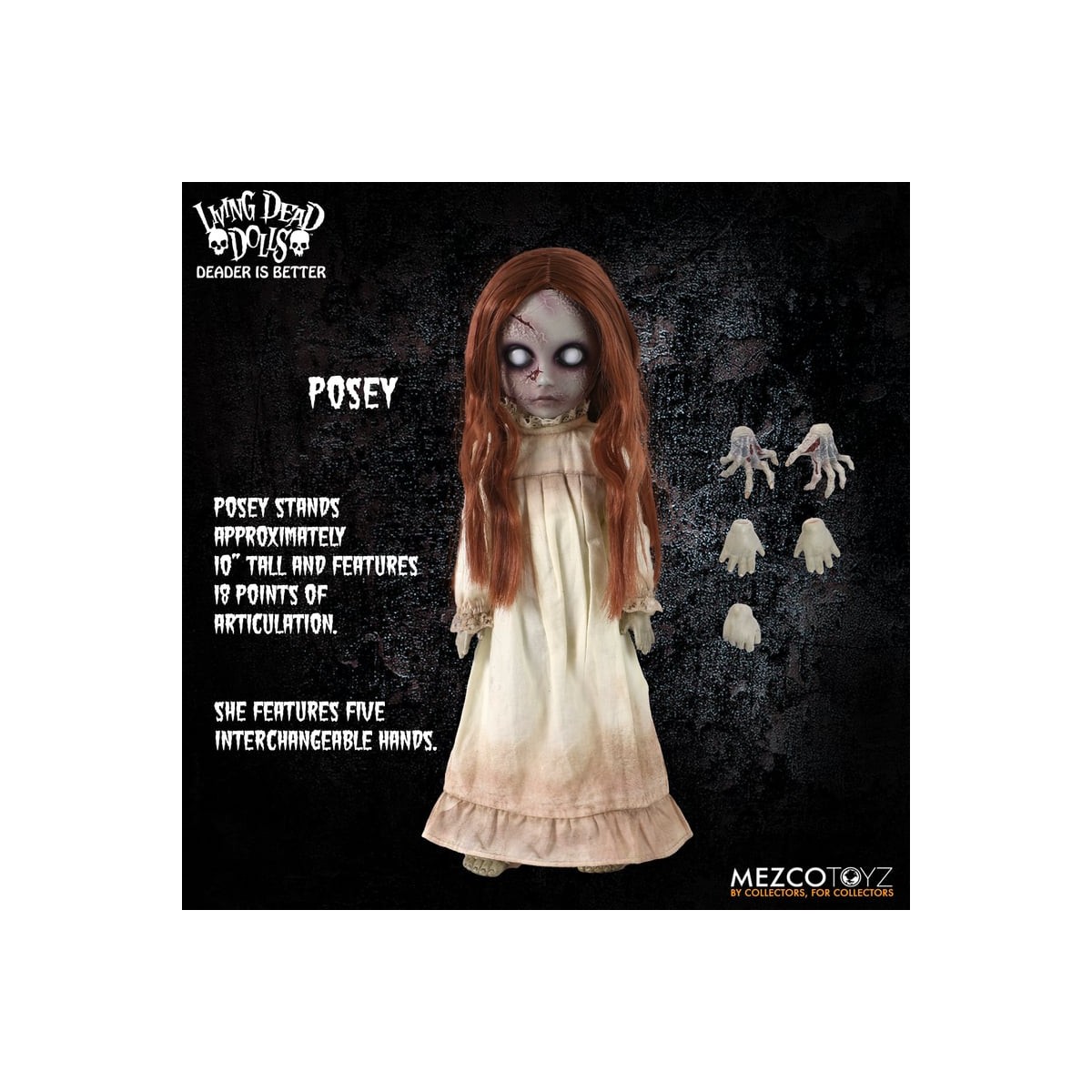 Mezco Muñecos Muertos Vivientes v2 - POSEY