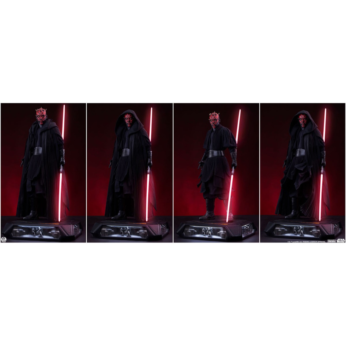 PCS Star Wars- Darth Maul 1/3 Estatua Hiperrealista - Episodio I La Amenaza Fantasma