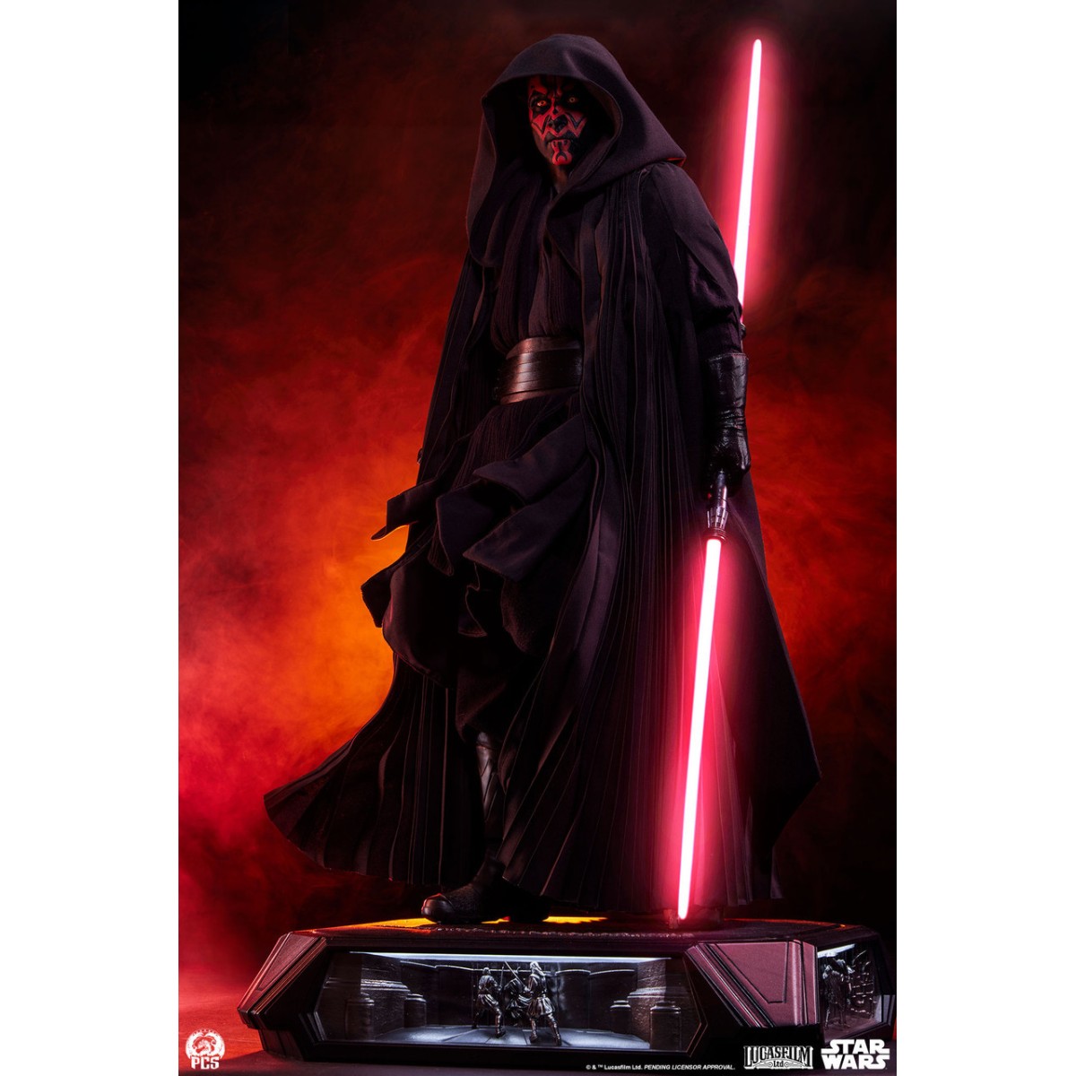 PCS Star Wars- Darth Maul 1/3 Estatua Hiperrealista - Episodio I La Amenaza Fantasma