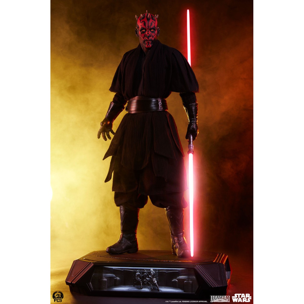 PCS Star Wars- Darth Maul 1/3 Estatua Hiperrealista - Episodio I La Amenaza Fantasma