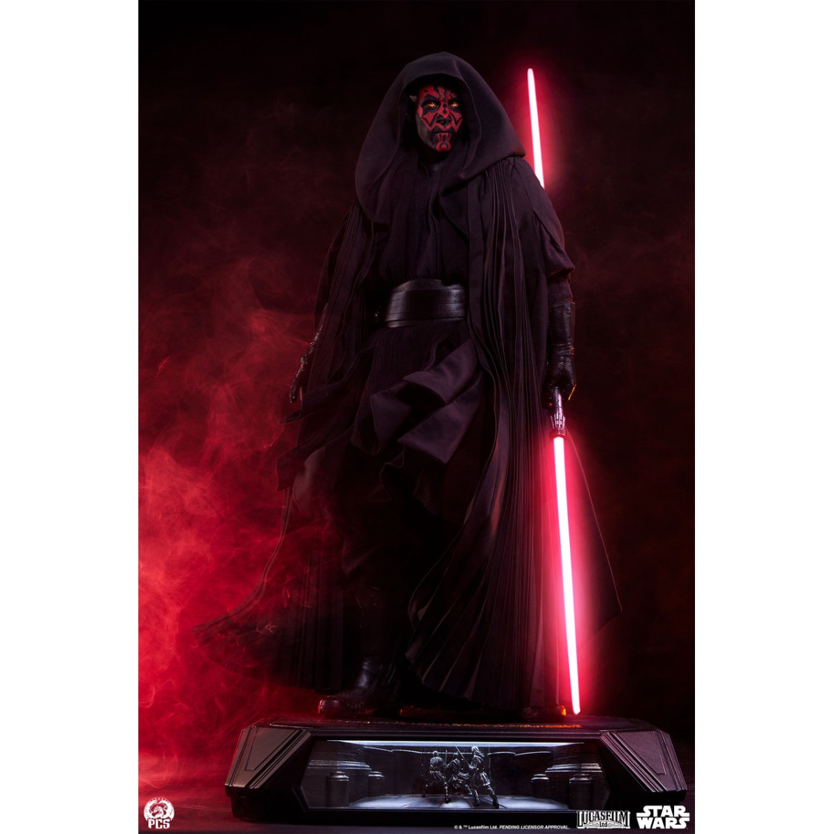 PCS Star Wars- Darth Maul 1/3 Estatua Hiperrealista - Episodio I La Amenaza Fantasma