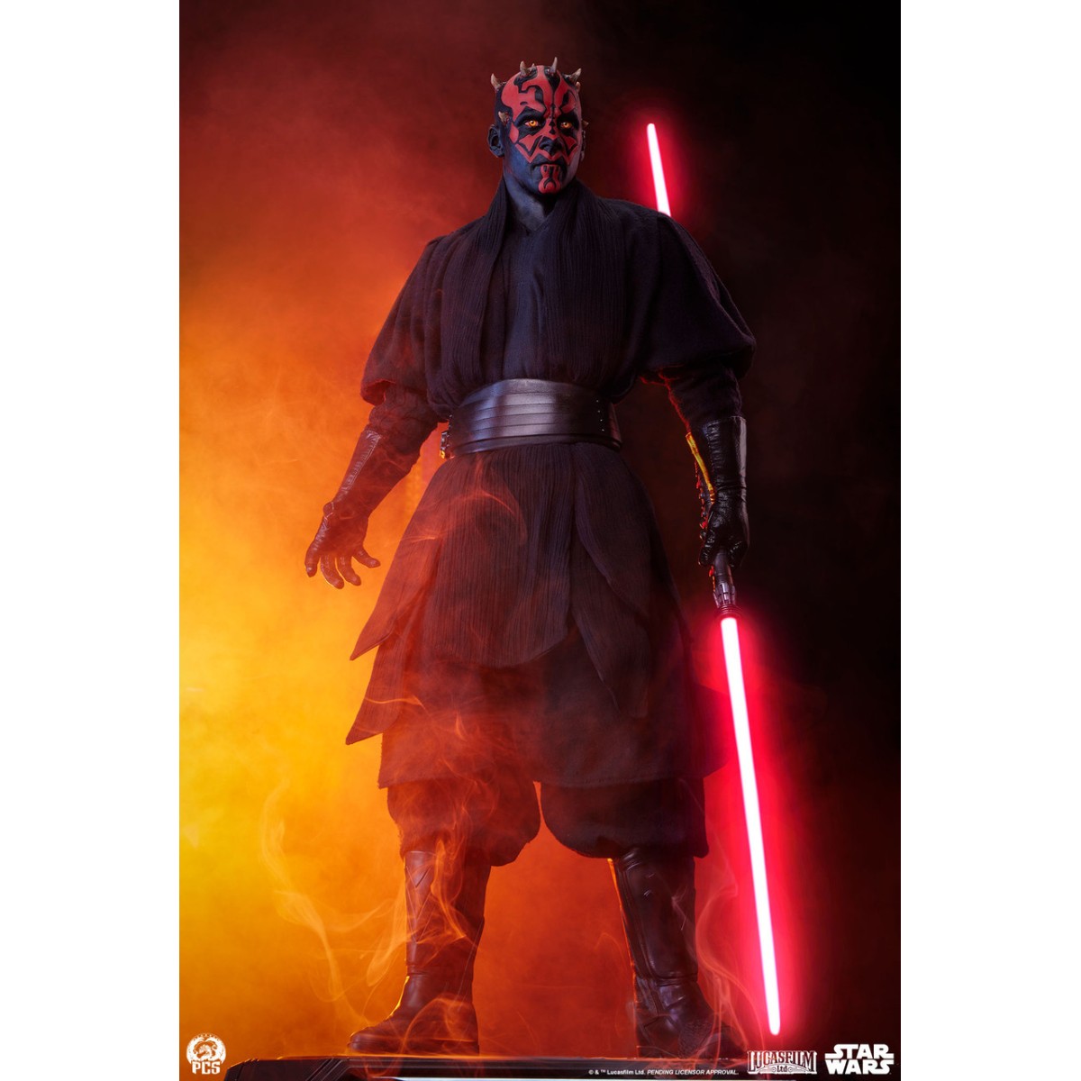 PCS Star Wars- Darth Maul 1/3 Estatua Hiperrealista - Episodio I La Amenaza Fantasma
