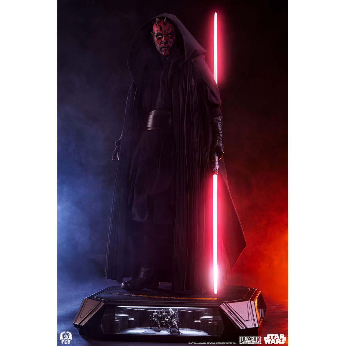 PCS Star Wars- Darth Maul 1/3 Estatua Hiperrealista - Episodio I La Amenaza Fantasma
