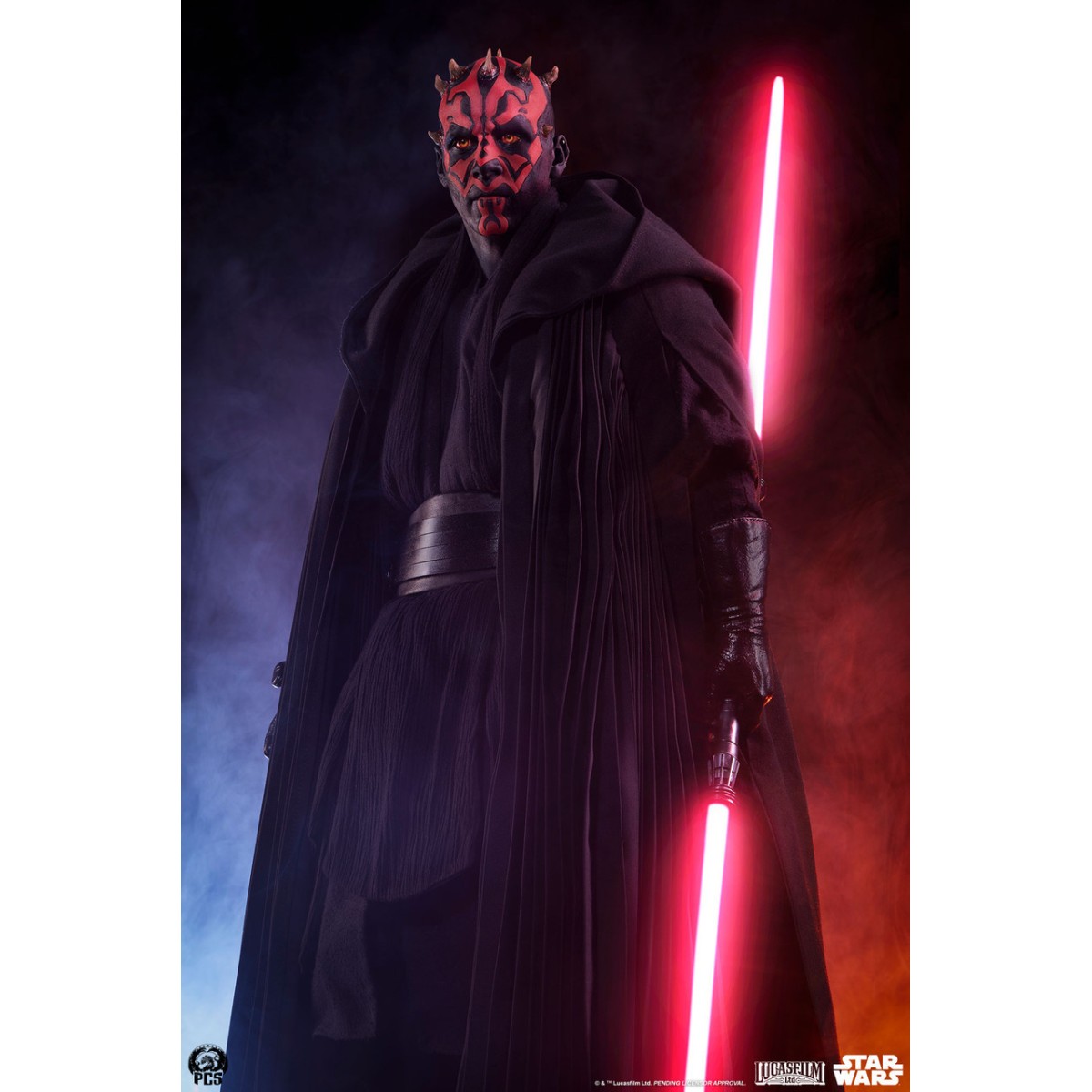 PCS Star Wars- Darth Maul 1/3 Estatua Hiperrealista - Episodio I La Amenaza Fantasma
