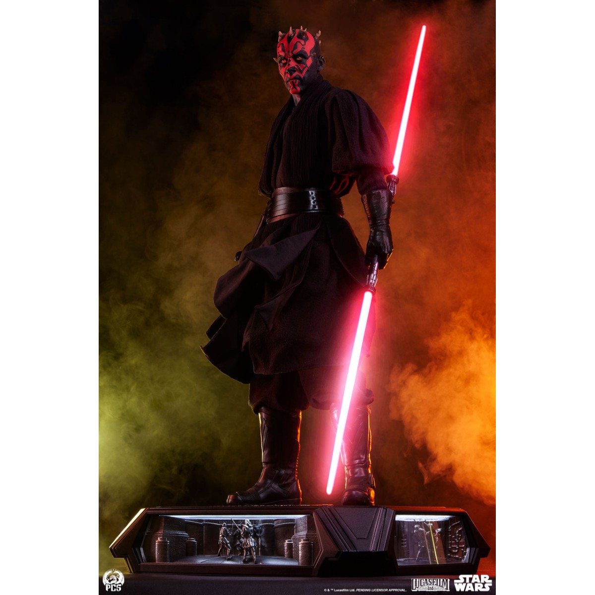 PCS Star Wars- Darth Maul 1/3 Estatua Hiperrealista - Episodio I La Amenaza Fantasma
