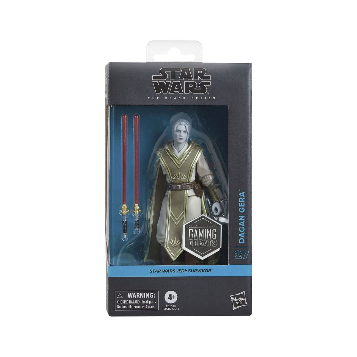 Hasbro Star Wars La Serie Negra - Dagan Gera - Gaming Greats Jedi: Superviviente