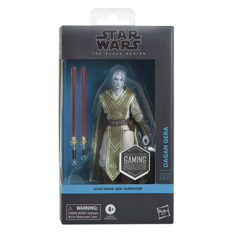 Hasbro Star Wars La Serie Negra - Dagan Gera - Gaming Greats Jedi: Superviviente