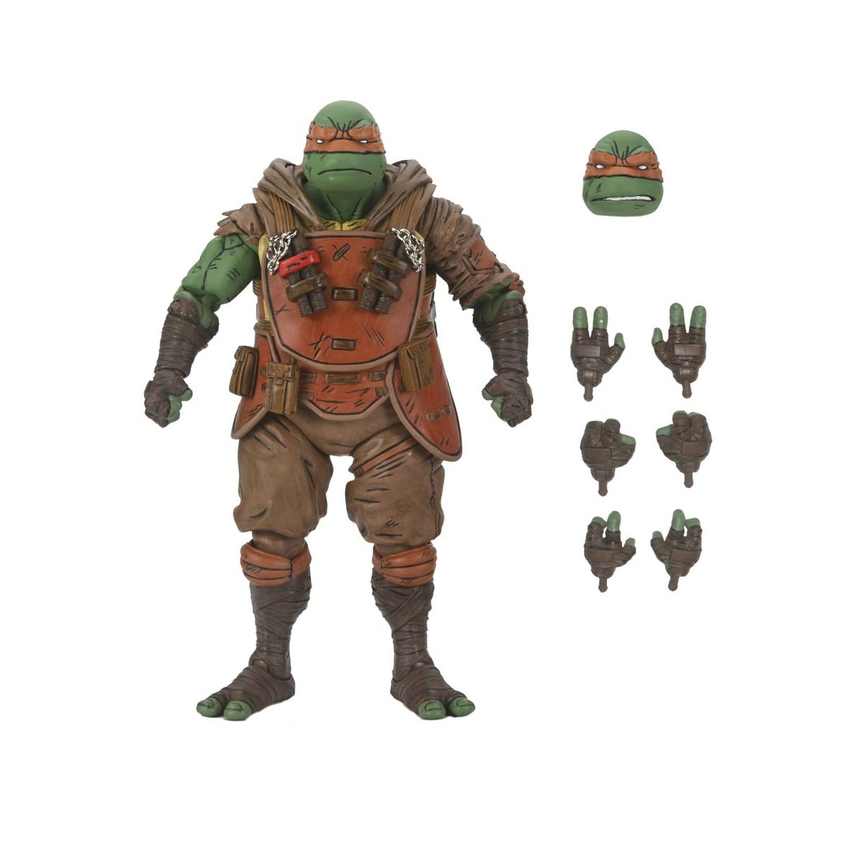 NECA - IDW Comics - Ultimate FLASHBACK MICHELAGELO El Último Ronin - TMNT - Teenage Mutant Ninja Turtles