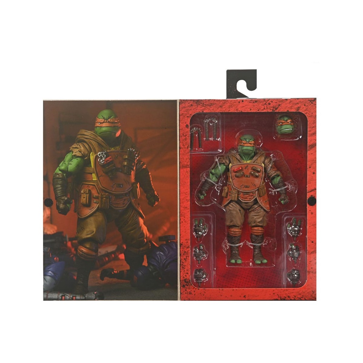 NECA - IDW Comics - Ultimate FLASHBACK MICHELAGELO El Último Ronin - TMNT - Teenage Mutant Ninja Turtles