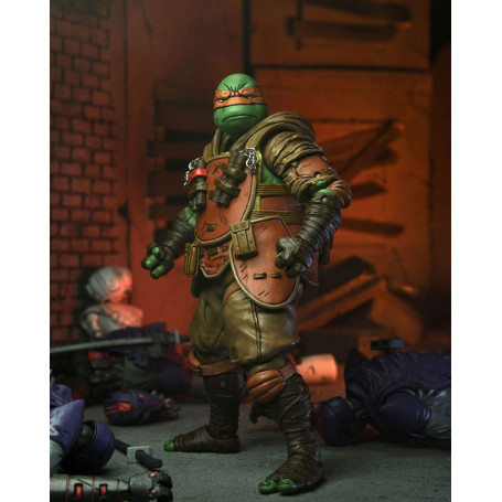 NECA - IDW Comics - Ultimate FLASHBACK MICHELAGELO El Último Ronin - TMNT - Teenage Mutant Ninja Turtles