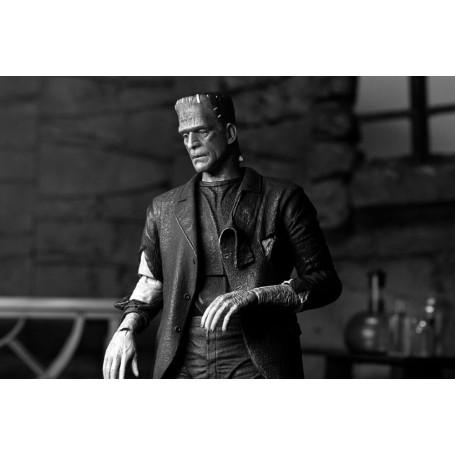 NECA - Ultimate Frankenstein's Monster (Bride of Frankenstein) Black & White Version - Monstruos Universales