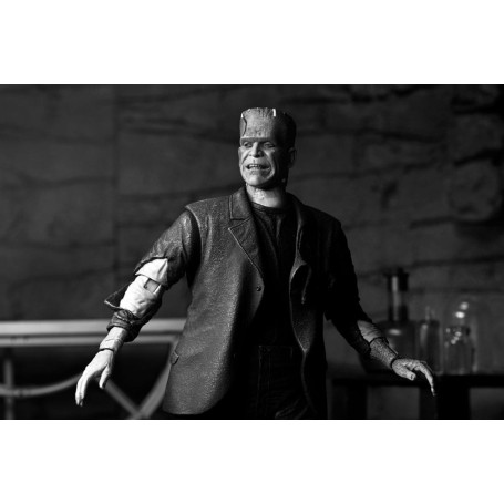 NECA - Ultimate Frankenstein's Monster (Bride of Frankenstein) Black & White Version - Monstruos Universales
