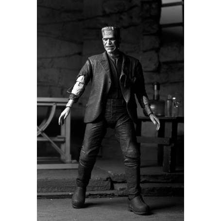 NECA - Ultimate Frankenstein's Monster (Bride of Frankenstein) Black & White Version - Monstruos Universales