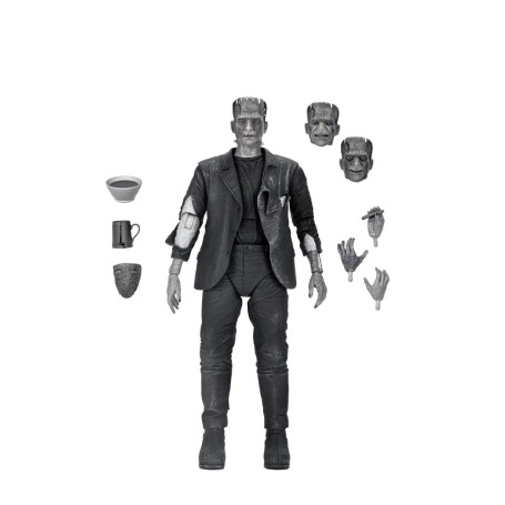 NECA - Ultimate Frankenstein's Monster (Bride of Frankenstein) Black & White Version - Monstruos Universales