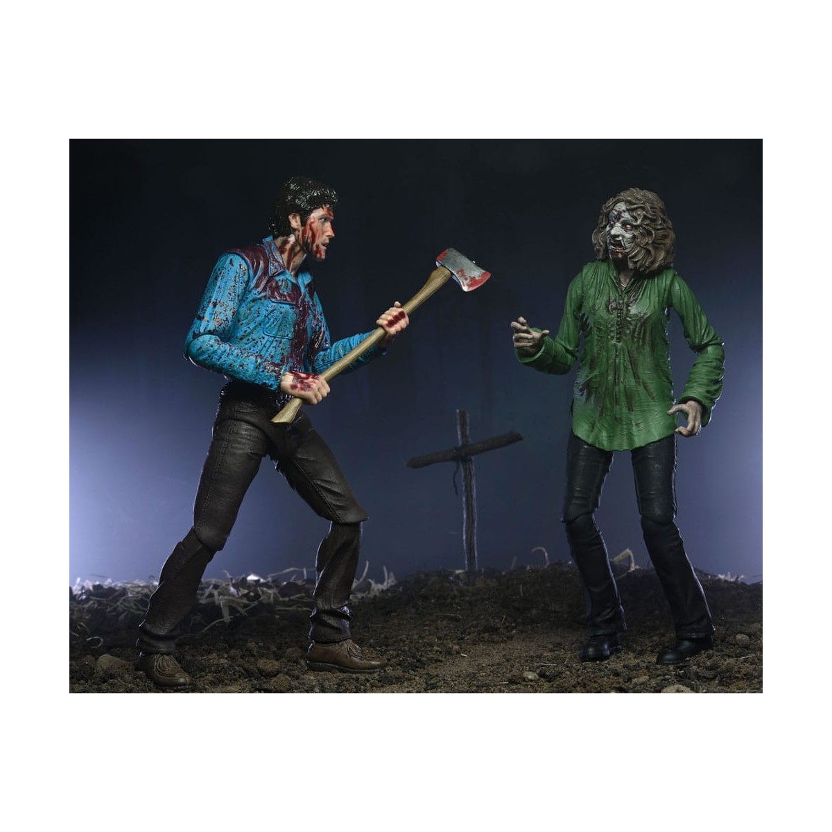 Neca Evil Dead - Ash Sangriento Definitivo y Cheryl Williams