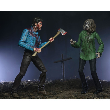 Neca Evil Dead - Ash Sangriento Definitivo y Cheryl Williams