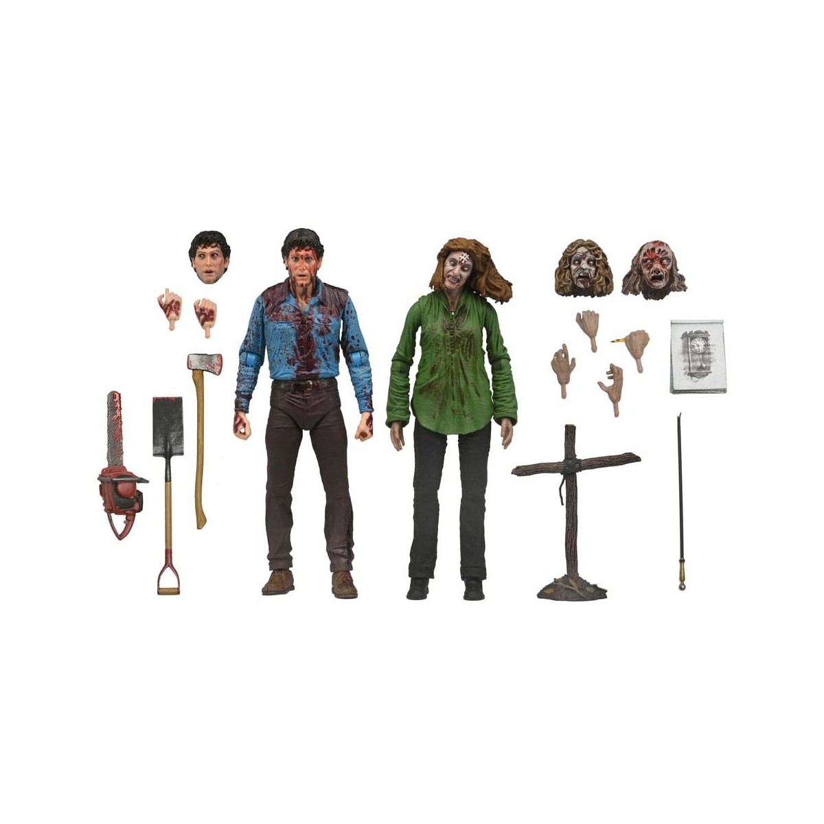 Neca Evil Dead - Ash Sangriento Definitivo y Cheryl Williams