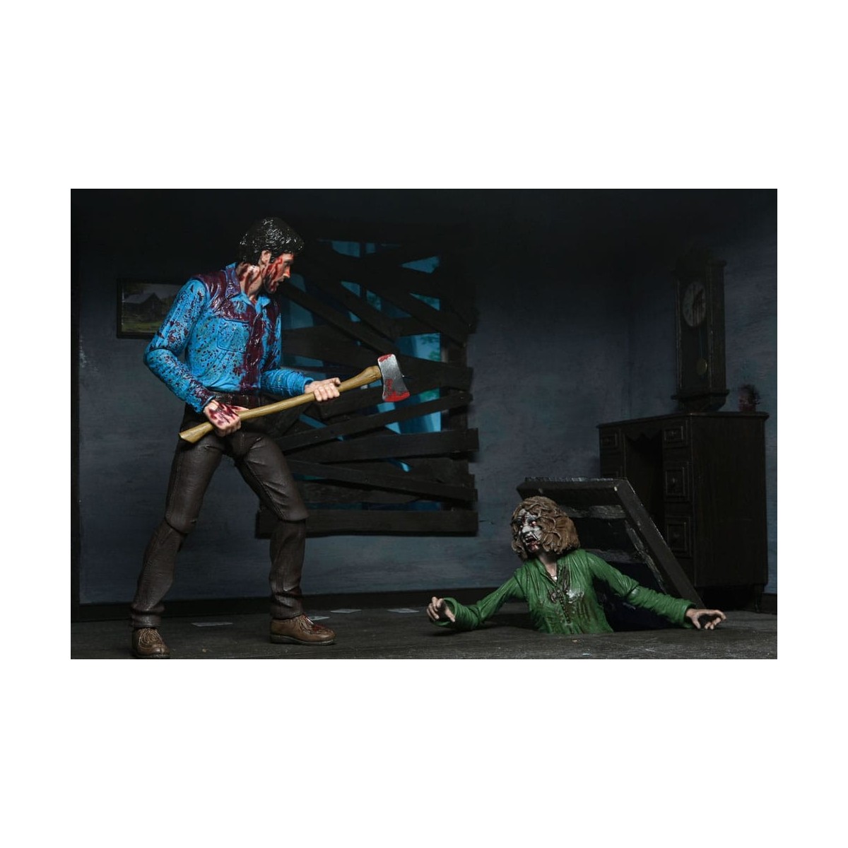 Neca Evil Dead - Ash Sangriento Definitivo y Cheryl Williams