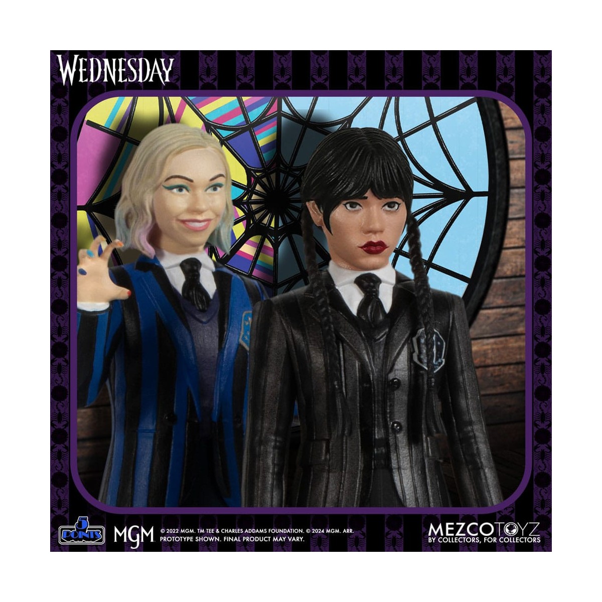 Mezco 5 Puntos - Miércoles & Enid Boxed Set - Miércoles