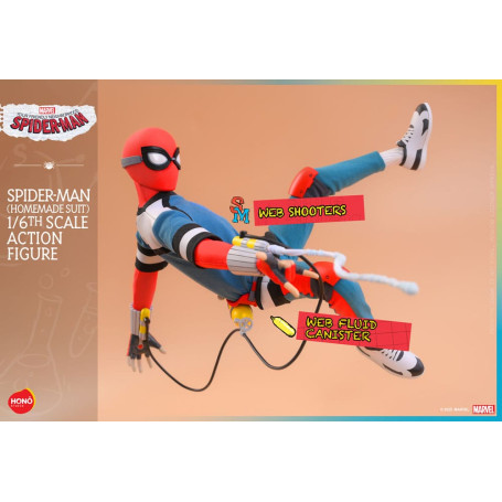 Hot Toys/Hono Studio - Marvel - Yours truly Spider-Man - Spider-Man (Traje casero) 1/6