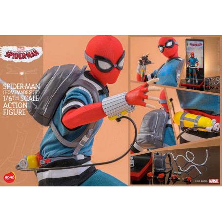 Hot Toys/Hono Studio - Marvel - Yours truly Spider-Man - Spider-Man (Traje casero) 1/6