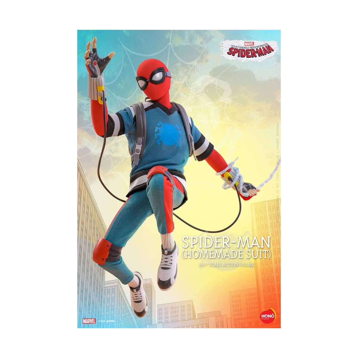 Hot Toys/Hono Studio - Marvel - Yours truly Spider-Man - Spider-Man (Traje casero) 1/6