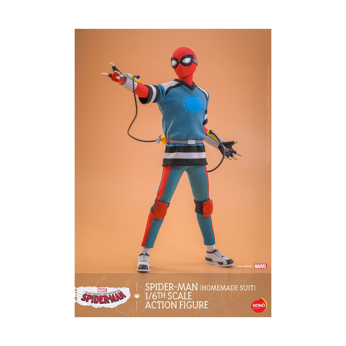 Hot Toys/Hono Studio - Marvel - Yours truly Spider-Man - Spider-Man (Traje casero) 1/6