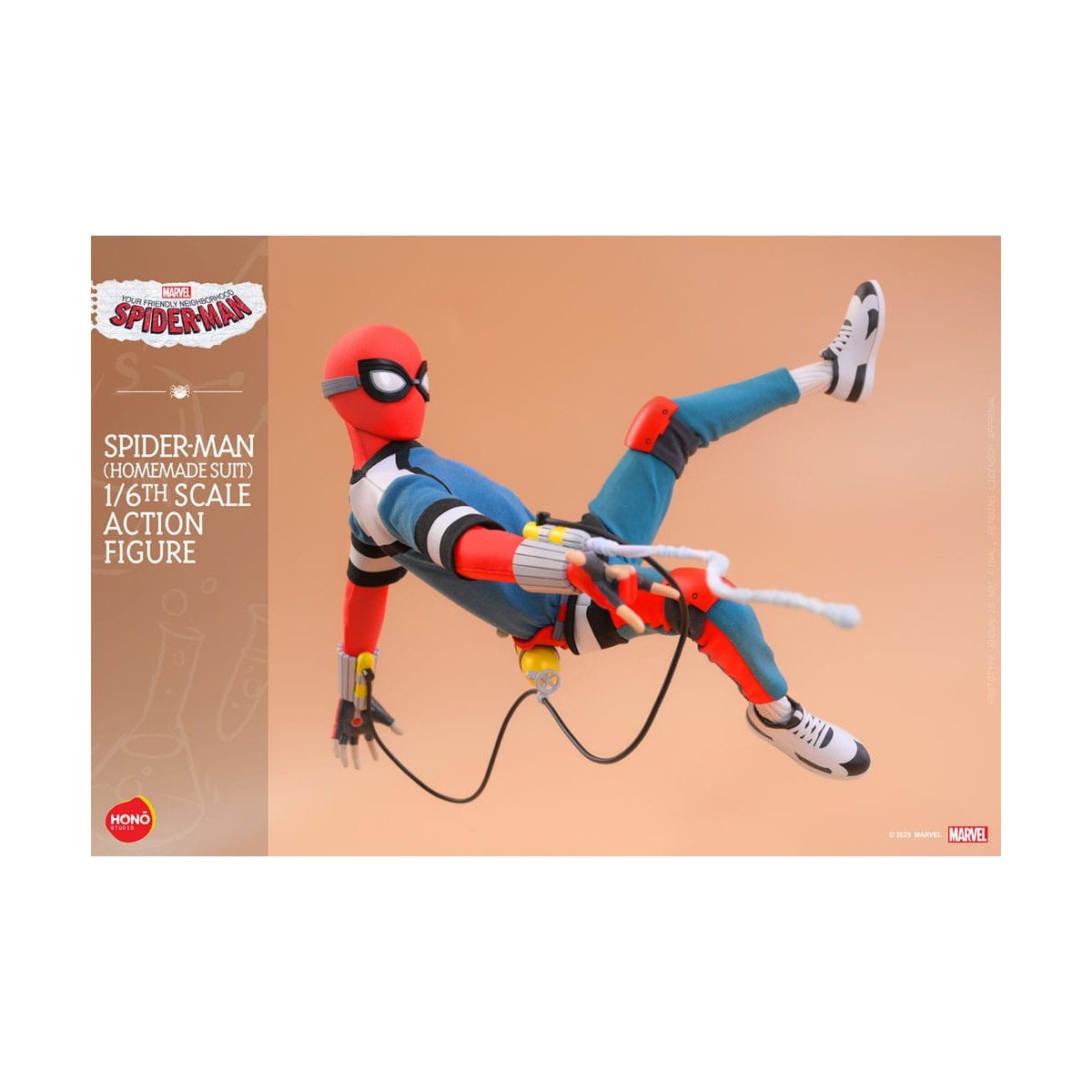 Hot Toys/Hono Studio - Marvel - Yours truly Spider-Man - Spider-Man (Traje casero) 1/6